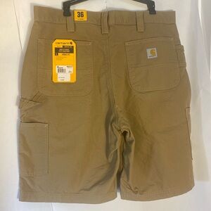 Carhartt‎ Loose Fit Canvas Utility Work Shorts Size 36 - 10” Inseam NWT
